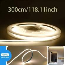 LQHZMYY 1 Set USB Powered COB LED Light Strip, 5V, Touch Control Dimmable, 3 Color Temperatures 3000K/4000K/6000K, Self-Adhesive Backing, Suitable For Birthday, Space Theme, Bedroom, TV Backlight, Vanity, Cabinet, Home Decor, Christmas, Halloween And Other Festivals - 彩色 - 查看 19