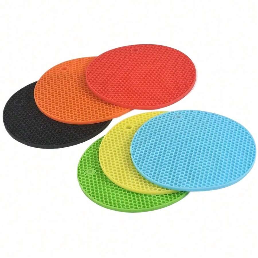 3 - Pack Heat - Resistant Silicone Mats - Nhiều màu - Xem 1