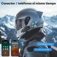 Motorcycle Helmet Intercom Headset Noise Reduction Headset HD Photography Riding Headset - C8max-micrófono duro - Ver 2