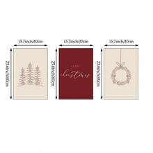 Set Of 3 Minimalist Christmas Wall Art Picture Merry Christmas Prints Canvas Paintings Brown And Beige Posters Xmas Decor For Bedroom,Living Room Or College Apartment Dorm Room Decor Gift For Her Unframedchristmas Decoration XMAS Decor Christmas Tree Gift Decor Thanksgiving Wedding Home Decor Home Decor Fall Decor Autumn Decor Birthday Decorations For Gifts Party Supplies Indoor Holiday Festival Decor Halloween Decor Wall Decor Halloween Ornaments - Multicolor - View 6