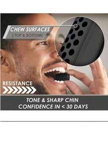 升级版硅胶下颌线训练器，强效下颌线训练器，锻炼下颌线，塑造下颌线，瘦脸，让您看起来更年轻更健康 - 适合不同年龄段用户 | 瘦脸塑形 - 彩色 - 查看 10