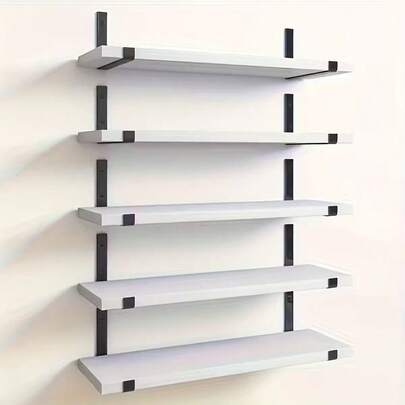 TAIMASI Rack Shelves For Restaurant And Business, Rustic Wooden Wall Mount Storage Racks - Space-Saving Shelves For Plants, Shower Essentials, Cosmetics, Kitchen & Bedroom Decor - Easy Install, Home Organization Accent - Perfect For Back-To-School, Thanksgiving, Christmas, New Year's, Easter, Fourth Of July, And Labor Day Organization And Gifting