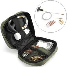 9Pcs/Set Cleaning Kit Pull Through Gun Cleaning Kit For .17 .22 .270 .300 Calibre - Green - View 1