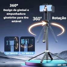 Stabilizer Tripod With AI Face Tracking Rotate Your Phone 360° To Take A Selfie In Live Video PEI-SK11 - PEI-SK11 - 查看 2
