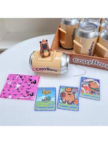 CapyBara Blind Box, Cartoon Keychain, Cute CapyBara Accessories, With The Same Probability Of Obtaining Each Style - Multicolor - View 6