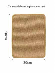 High-Quality Wooden Cat Scratching Post With Curved Cat Bed - Sturdy Furniture Protector, Durable Velvet Material, Easy Assembly, Space Saving Design, Including Replacement Pads & Claw Care Accessories - Essential For Indoor Cats - Multicolor - View 16