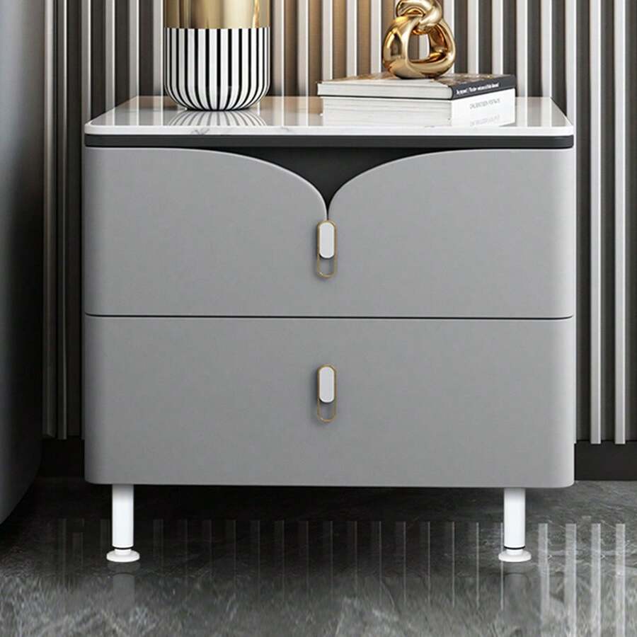 4x Adjustable Telescopic Cabinet Legs - Gold - View 1