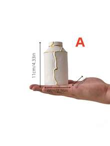 1 Peça Vaso Cerâmico no Estilo Wabi-Sabi para Flores Frescas, Adequado para Várias Cenas e Uso Decorativo, Pode Conter Água.