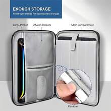 DANYCASE 9-13 Inch Tablet Sleeve Bag, Provides Storage And Protection, Built-In Inner Liner, Large Capacity Laptop Bag, Laptop Protective Case, Waterproof Portable Laptop Bag For Travel, Men's Laptop Bag - Multicolor - View 8