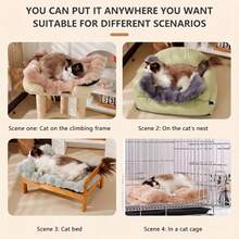 Plush Pet Mat, Soft Warm Blanket Luxurious Plush Pet Bed Mat For Dogs & Cats | Rectangular Ideal For Small To Large Breeds Washable - Multicolor - View 6