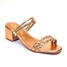 Women Heeled Sandals - Bronce - Ver 10