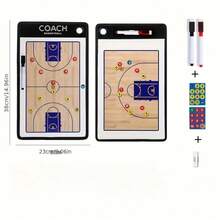 Sports Supplies - Football, Volleyball, Football Dry Erase Clipboard, Football Training Clipboard, Football Gift, Basketball Magnetic Board Tactics, Football Match Board, Football/Basketball/Volleyball Tactics Board, For Matches, Sports, Training, Team Instruction, Suitable For Football, Basketball, Volleyball, Football Sports Accessories, Basketball Sports Accessories, Volleyball Sports Accessories, Perfect Choice For Coaches! - Multicolor - View 12