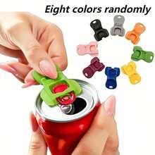 3-Piece Bottle Opener - Easily Open Cans Without Damaging Nails. Dustproof And Insect Proof Design, Durable Plastic Material, Ideal Choice For Families, Gatherings, Camping, Picnics, And Beverages - Space Saving Beverage Opening Tool, Essential For Picnics, Rust Proof Bottle Opener - Nhiều màu - Xem 1