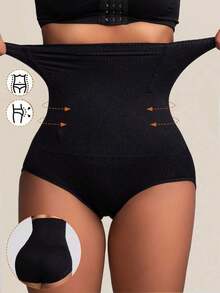 1 Pcs High Waist Contorl Tummy Panties Seamless Women's Shapewear Body Shaper Waist Trainer Slimming Falt Belt Sheath Woman Shaping Panty Ladies Briefs Underwear - 彩色 - 查看 9