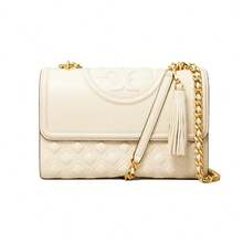 Tory Burch Flap Shoulder Bag - Beige - View 2