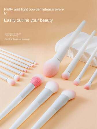 14-Piece Professional Makeup Brush Set. The Makeup Tools Are Equipped With Soft Bristles For Easy Portability. It Includes A Powder Brush, Foundation Brush, Eyeshadow Brush, Eyebrow Brush, Concealer Brush, Contour Brush, And Travel Brush Set. Ideal Christmas Festival Gift.,Brush Set,Makeup Brush Kit,Make Up Brush Set,Make Up Set Complete,Makeup Brush Set,Complete Makeup Kit,Brush Kit,Brushes Makeup Set,Makeup Gift Set,Set