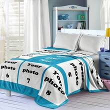 1 Peça Cobertor Personalizado com Foto, Cobertor Personalizado Feito de Tecido Macio e Felpudo, Colorido e Aconchegante - Adequado para Casa, Escritório e Acampamento, Uso Versátil - Presente Único e Fresco, Adequado para Ocasiões Especiais e Uso Diário, Presente Aconchegante para Amigos, Família e Entes Queridos