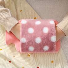 2L große Wärmflasche mit Bezug, Plüsch Wärmekissen, Naturkautschuk, abnehmbarer Außenbezug für Wärme, geeignet für Kinder, Freundin, Familie, Weihnachten, Geburtstag