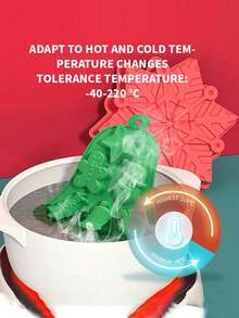 Moules en silicone de Noël, moule de cuisson de grande taille pour mini-gâteaux, savon fait main, chocolat, gelée, bonbons et bougies, avec moule en silicone en forme d'arbre de Noël, Père Noël, bonhomme de neige. Décorations de Noël, Cadeaux de Noël