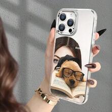 Un espejo cosmético personalizado con un diseño distintivo. Una funda para teléfono hecha a medida para mujeres. Un elegante espejo de doble propósito con botones galvanizados, diseñado para ser moderno y duradero, adecuado para los modelos 11 a 16, incluidos Pro y variantes. Teléfono - Blanco - Ver 2