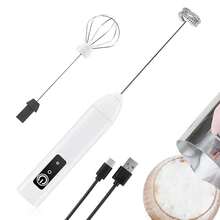 500mAh 三速电动奶泡器、牛奶蒸汽机、奶泡器、咖啡搅拌器、厨房配件 - 彩色 - 查看 15