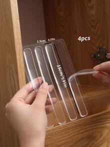 Durable Silicone Bumper Pads - Thick Clear Shock-Absorbing Protection For Furniture, Cabinet Doors, Desk Edges, Chairs & More (Multi-Size) - Multicolor - View 12