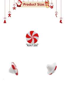 24/12 piezas Cubiertas de perillas de gabinete navideñas, protectores decorativos navideños para perillas, adornos de bastón de caramelo navideño, para cajones de cocina, armarios, tocador, manijas de cajones, decoraciones navideñas 2025, decoraciones navideñas para el hogar, regalos navideños, decoración navideña