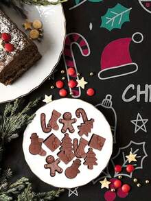 Moules en silicone de Noël, moule de cuisson de grande taille pour mini-gâteaux, savon fait main, chocolat, gelée, bonbons et bougies, avec moule en silicone en forme d'arbre de Noël, Père Noël, bonhomme de neige. Décorations de Noël, Cadeaux de Noël