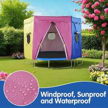 10ft 12ft 14ft Colorful Trampoline Tent (Fit 8 Straight Poles)(Only Tent) - Colorful - View 4