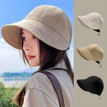 Sports Sun Hat With Adjustable Top, Baseball Cap, Cotton Ball Cap, Suitable For Men And Women. - Khaki Sun Hat - View 1