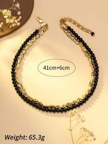 Personalized - Women Personalized Initial Necklace, Customized Name Pendant, Gold-Plated Delicate Jewelry - Customized Y-Shaped Adjustable Initial Pendant Necklace, Hypoallergenic Women Gift - Engraved Letter Necklace, Unisex Cuban Chain Pendant, Embedded Personalized Necklace Chain Vintage Elegant - Vintage Pearl Multi-Layer Choker Necklace, Vintage Gold Choker Necklace