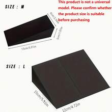 2pcs Adjustable Squat Wedge & Calf Stretching Slant Board - Trikonasana Yoga Blocks For Enhanced Stability Training, Leg Strength & Balance - Durable Black Fitness Equipment For Weightlifting, Leg Rehab & Deep Stretching, Smooth Surface, Sturdy Construction, Training Aid, Gym Users - Multicolor - View 3