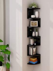 1pc Floating Storage Shelf Wall Rack, Book/Magazine Organizer, Autumn Decor, Boho Nordic Style Wall Mounted Display Rack For Bedroom, Living Room, Dining Room, Kitchen, Office, Small Plant/Figurine Holder