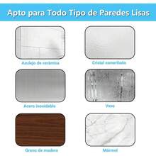 SHUUDAUKO 5 PCS Soportes Autoadhesivos para Control Remoto, Universal Caja de Almacenamiento para Controlador de Aire Acondicionado, para el Hogar, la Oficina y el Almacenamiento de Útiles Escolares - 1 - Ver 2