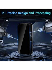 Yezodawee For IPhone 17 Pro Max Privacy Screen Protector, Compatible With IPhone 17 Pro 17 Air 17 16 Pro Max 16 16 Pro 16 Plus 15 14 13 12 11 Anti-Peep Tinted Tempered Glass, Screen Protector, Privacy Anti-Peeping, Mobile Phone Accessories, 4 Piece