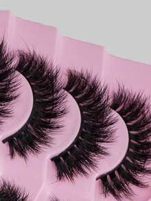 1 Pair Of Thick Cat Eyelashes 3D Mink False Eyelashes 5D Fluffy False Eyelashes Long Artificial Mink Eyelashes Eye-Catching Curly Eyelashes False Eyelashes(Christmas Gifts,Travel Essential,Stocking Stuffers For Adults,Nail Accessories,Christmas Decorations)(Christmas, Hair Accessories, False Eyelashes, Eyelashes, Eyelash Grafting)