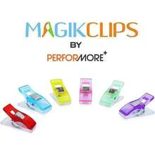 Performore Clips - Paquete de clips de costura multicolores para colchas y manualidades, incluye lata decorativa de mariposa para guardarlos para costura precisa, sujeción de telas y - 1 - Ver 6