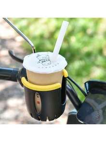 1pc Multifunctional Bicycle Cup Holder, Electric Bike Universal Water Bottle Rack, 2-In-1 Phone Holder & Drink Holder, Versatile