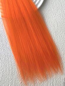 5 Stücke Set Haarspangen in Weinrot, Synthetische Perücke für Frauen, ohne Salon-Haarfärbung nötig, passend zu verschiedenen Frisuren für den Alltag und Partys