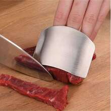 Cutting Food Finger Protectors Chopper Vegetable Cutter 1/0.8 Pack Protectors When Cutting, Slicing, Dicing, Chopping Vegatables, Kitchen Tool Knife Shields Guards Avoid Hurting
