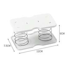 1pc/3pcs Paper Towel Box Spring Holder, Automatic Pop-Up Spring Paper Towel Box Stand, Bathroom Accessories - Multicolor - View 3