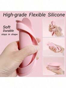 1pc Portable Cleaning Brush, Silicone Foldable Cleaning Bowl, Makeup Tool Cleaning Bowl, Powder Puff, Beauty Tool, Cleaning Pad, Multi-Color Available, Face Mask Cleaning Bowl, Portable Cleaning Tool, Suitable For Cleaning Brushes, Powder Puffs And Sponges, Foldable Silicone Makeup Brush Cleaning Bowl, Portable Makeup Brush Cleaning, Beauty Brush Cleaning Drying Washing Tool