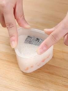 [1/2 pièces] Moule à sushi triangulaire - Moule à boule de riz créatif, boîte à bentō à sushi portable pour l'extérieur, boîte à lunch pour pique-nique, ustensile de cuisine, accessoire de cuisine - Multicolore - Voir 4