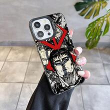 Funda magnética de anime Guts Magsafe para iPhone 11 12 13 14 15 16 Pro Max Plus, cubierta antideslizante plateada suave - CCYG-188CY4315A4 - Ver 9