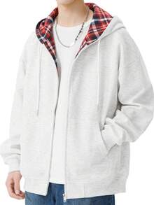 Men Sweatshirts - Grey - View 2