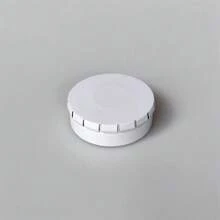 1pc Portable Small Size Cigarette Tobacco Storage Container, White Metal Smoking Accessories Organizer