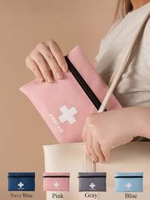 Portable First Aid Kit, Medicine Storage Bag, Portable Medical Bag, Multi-Functional Emergency Kit, Portable Travel Medicine Storage Bag, First Aid Kit, Does Not Contain Medicines Or Other Materials, Is Easy To Carry And Durable, Suitable For Travel, Home Essentials, Travel, Outdoor Activities, Cruises, Summer Vacations, Outdoor Camping, And Hiking.