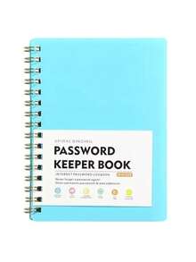 1pc/2pcs Random Letter Labeled Password Notebook A6 Pocket-Sized Password Book, Suitable For Internet Website Login, Hardcover Password Journal, Ideal Gift For Men And Women At Home, Office Or School