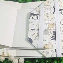 1pc Cute Cartoon Cat Notebook Cover, Beautiful Student Protective Book Cover, Planner, Office Supplies, Suitable As Gift For Classmates And Friends - Single Piece - View 11