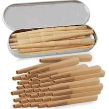 40pcs Pre Rolled Cone | Rolling Papers Cones | (3inch/78mm) | Pack | 78mm Slow Burning Brown Rolling Papers